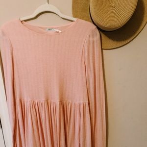 Pink babydoll dress